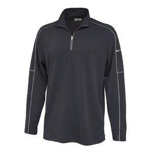 Precision  Performance Mid Weight 1/4 Zip- Black